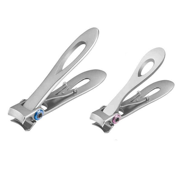 

stainless steel nail clipper opening travel fingernail cutter trimmer machine toenail scissors nippers plier nail file pedicure tool vtmtb19