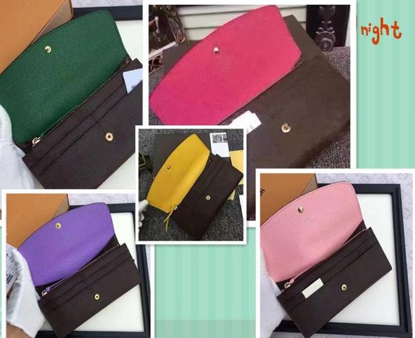

leather multicolor coin purse date code short wallet card ladies and men03, Red;black