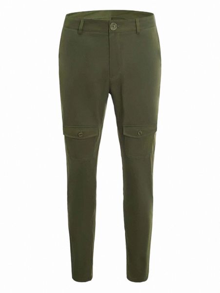 

men's pants x klvn men solid zip fly pants 2022 new 65vv#, Black