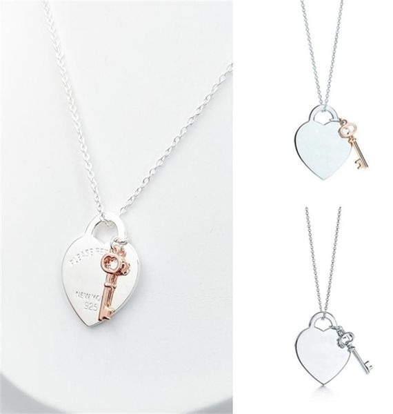 

heart and key pendant necklace for women 11 925 silver sterling luxury jewe