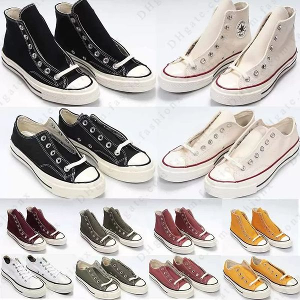 

casual shoes classic canvas 1970s 1970 platform hi reconstructed slam jam triple black white high low mens women 70 chuck chucks all star
