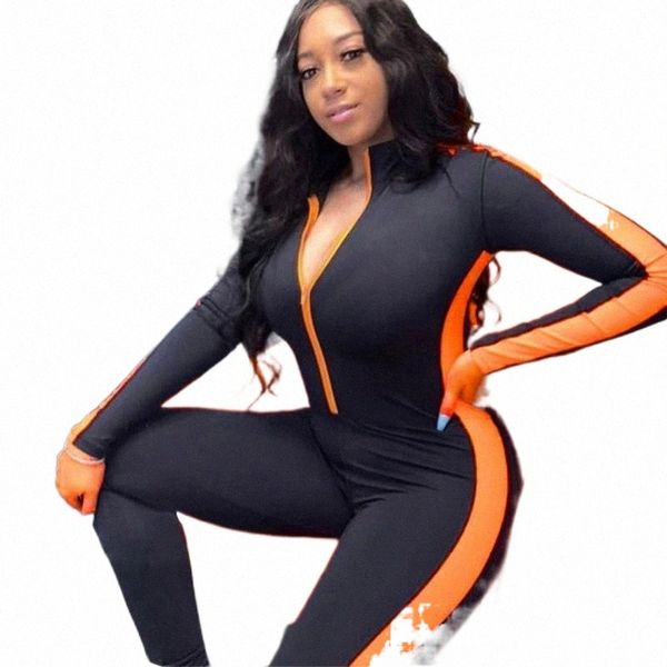 

women's jumpsuits & rompers long sleeve bodysuit women body femme elegante jumpsuit black clothes bodies overalls clothing 2021 femenin, Black;white