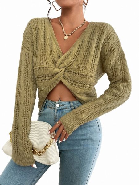 

women's sweaters twist cable knit drop shoulder sweater t6yd#, White;black