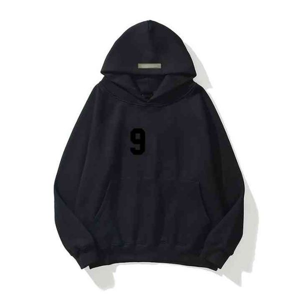 

hoodies sweatshirts hoodie winter ess designer mens fears loose of pullover god hoody long sleeve hooded jumper hig h quality womens clothin, Black