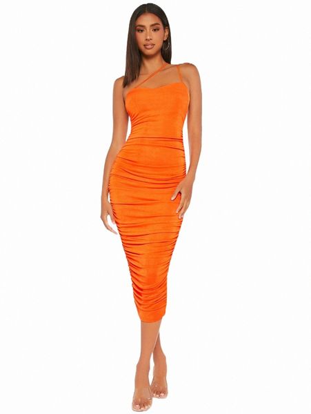 

casual dresses tall one shoulder ruched bodycon dress p6ft#, Black;gray