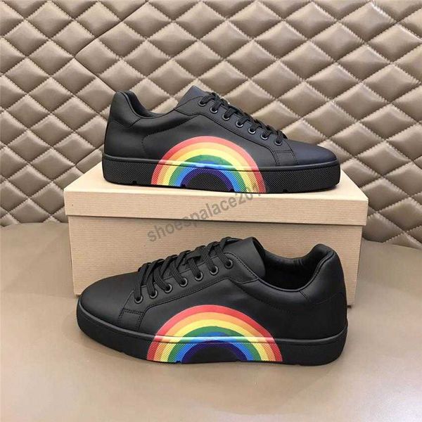 

casual shoes designer sneakers scarpes trainers rainbow skateboarding black shoes men women platform chaussures new running21