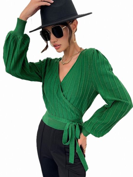 

women's sweaters bishop sleeve tie side wrap cardigan y9g0#, White;black