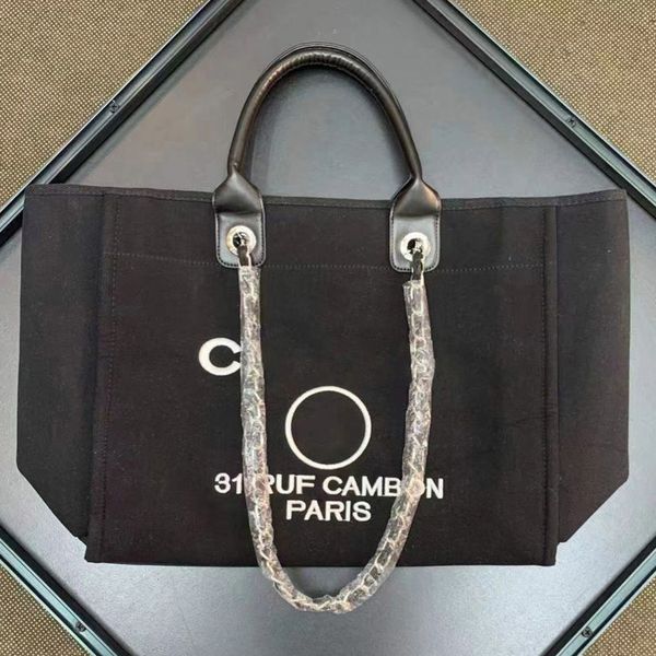 

women's luxury fashion handbags beach bags ch brand canvas embroidered label women packs evening bag classic big handbag designers larg