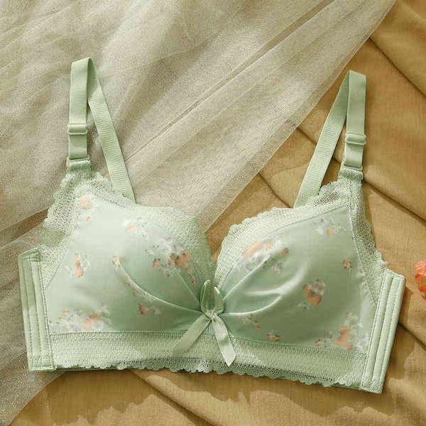 

bras comfortable and seamless bralette women's underwear small breasts push up no rims la t220824, Red;black