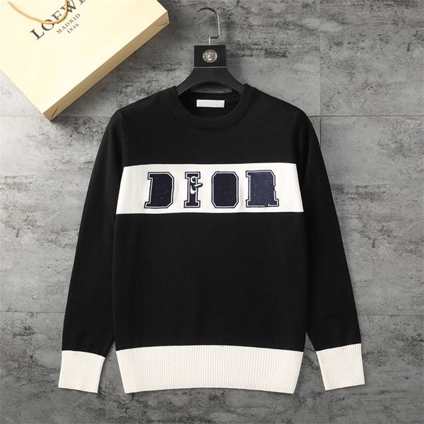 

2023 fashion mens ladies designer sweaters letter sweater men hoodie long sleeve active sweatshirt knit sweater, White;black