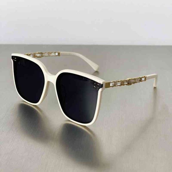 

sunglasses small fragrant women's summer premium ins polarized sun protection large face thin box kaeq, White;black