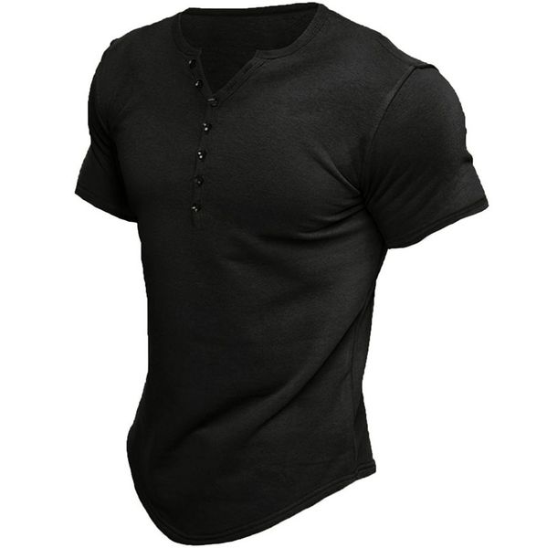 

luxury mens henry t shirts t-shirts tshirt fashion loose man tee summer casual clothing plus size shirt, White;black