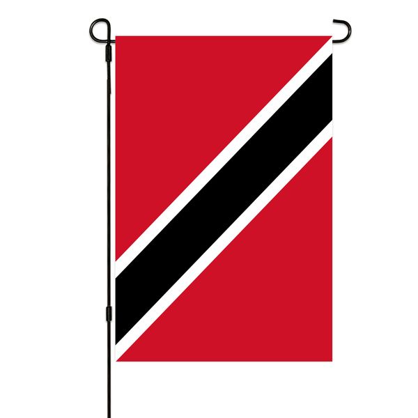 

trinidad and tobago garden flags 30x45cm vertical double sided outdoor welcome banner for yard outdoor decor