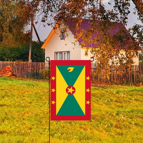 

grenada garden flags 30x45cm vertical double sided outdoor welcome banner for yard outdoor decor