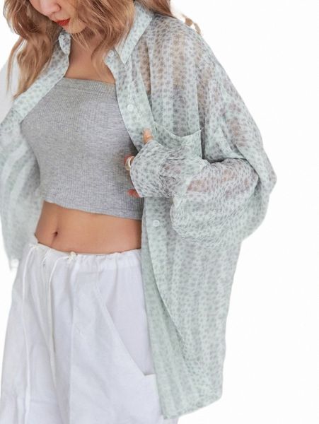 

women's blouses & shirts dazy allover print drop shoulder shirt without cami i4lg#, White