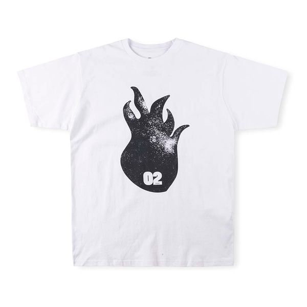 

23ss t shirts short sleeve tees for men printed t-shirt hip hop, White;black