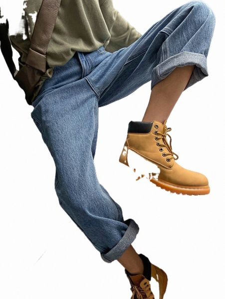 

women's jeans dazy slant pocket straight leg jeans c8nn#, Blue