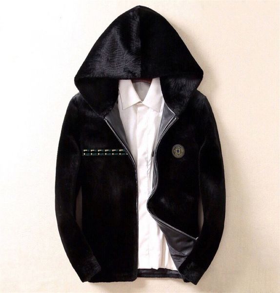 

black high-grade mink fur warm classic childe letter coat fashion leisure brand luxury multi-style fusion winter mink 3xl 2xl