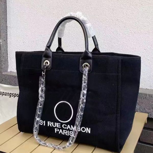 

designers luxury women's handbags beach bags ch brand canvas embroidered label women evening bag fashion large female backpack classic