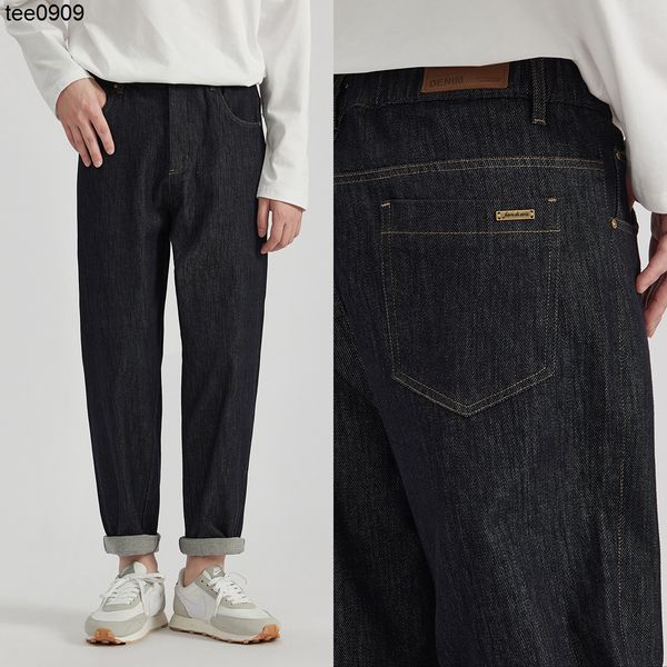 

autumn new jeans men's straight casual pants men's high-end men's pants, Blue
