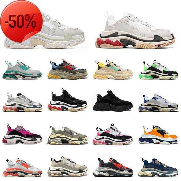 

boots boots new arrival platform paris triple s designer sneakers mens womens flat casual dad shoes luxury 17fw triple black vintage old spo