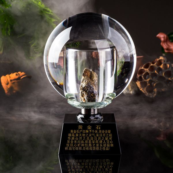 

art ornament custom crystal ball ornament stone to run factory direct goldstone
