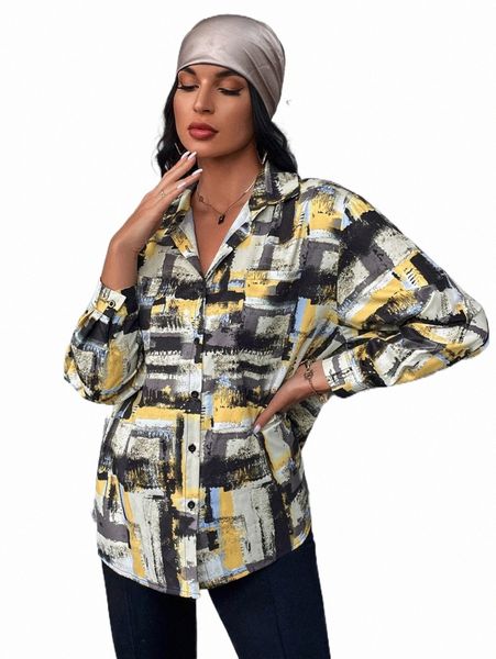 

women's blouses & shirts graphic drop shoulder shirt e1fs#, White