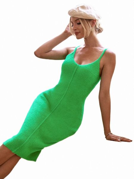 

women's sweaters neon-green fluffy knit sweater dress 14x6#, White;black