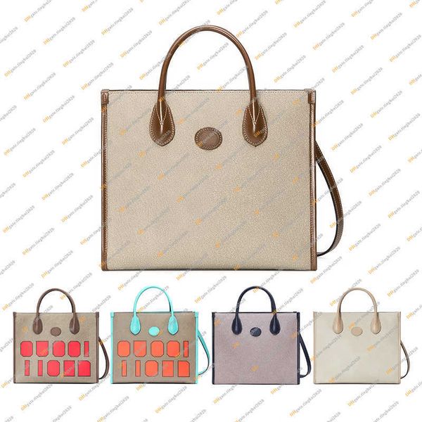 

designe luxury retro interlocking tote shoulder bag crossbody handbag messenger bags 5a 2 size 659983