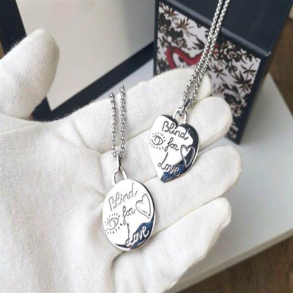 

fashion-brand blind for love designer necklace for lady mens women party wedding lovers gift engagement luxury jewelry for bride w278r, Silver