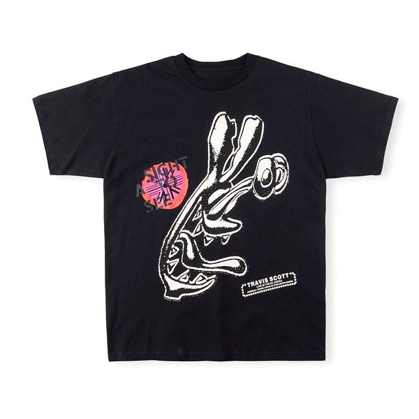 

23ss t shirts short sleeve tees for men printed t-shirt, White;black