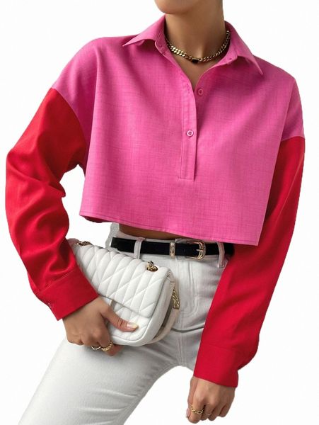 

women's blouses & shirts drop shoulder half button placket shirt c1cg#, White