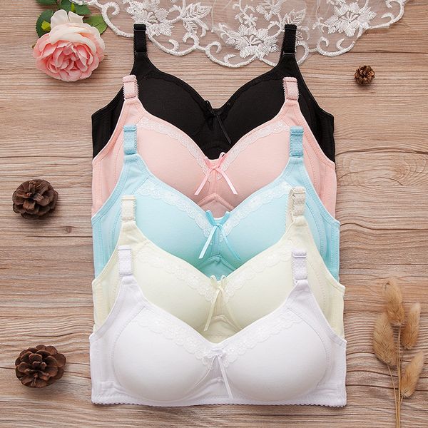 

camisole teenage girl underwear puberty young girls small bras child teen training bra for kids teenagers girl undergarments soft cotton 202, Camo