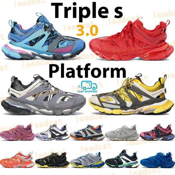 

triple s casual shoes men women platform outdoor sneakers runner blue trainer red lime black reed royal grey fashion mens dad hop999
