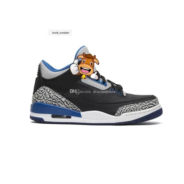 

jumpman 3 sport blue basketball shoes 3s men women sneakers sku 136064 007