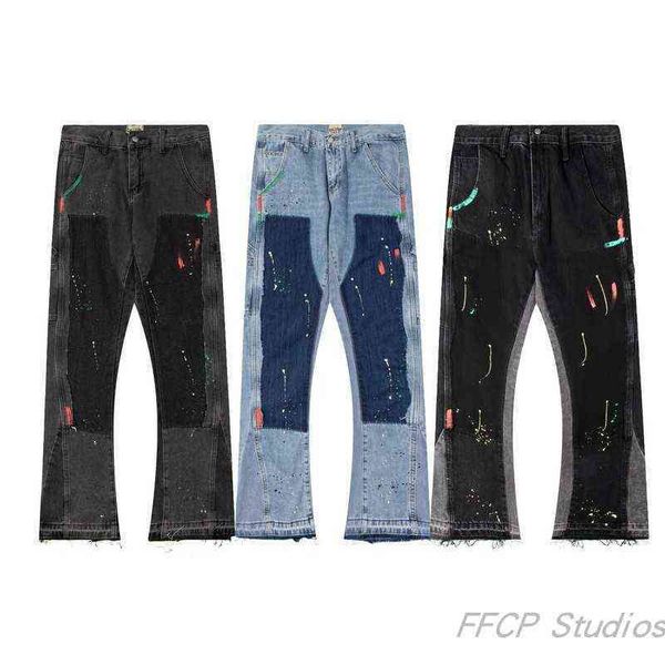 

man's pant galley dpt designer pants fashion sports pant mens womens designer branded sweatpants joggers casual streetwear trousers clo, Black
