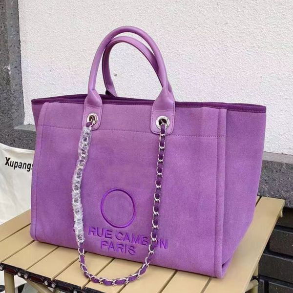 

brand luxury women's handbags beach bags fashion ch canvas embroidered label women evening bag large female backpack designers classicb