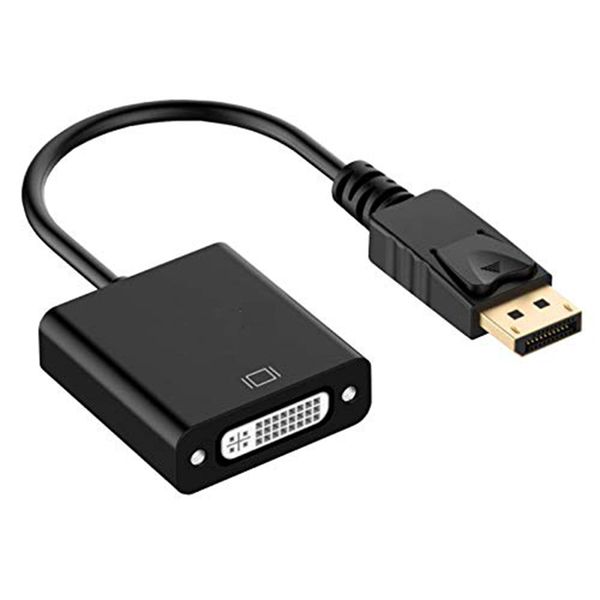 

mini dp to dvi adapter cable 1080p displayport male to vga female converter for projector dtv tv hdvd laptop
