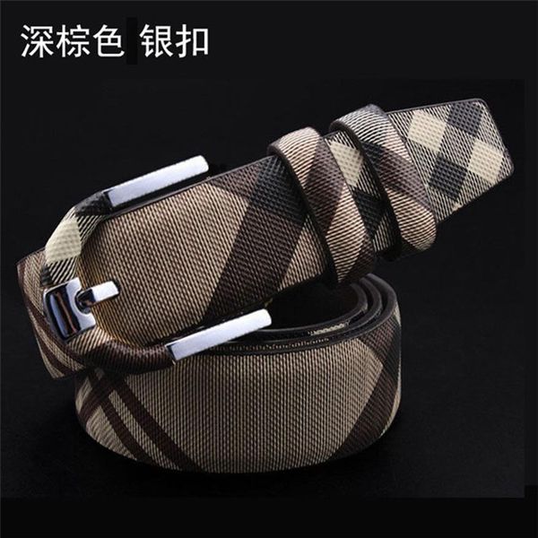 

fashion casual business belts whole womens belts mens belts metal buckle leather belt belt for man woman belt1928, Black;brown