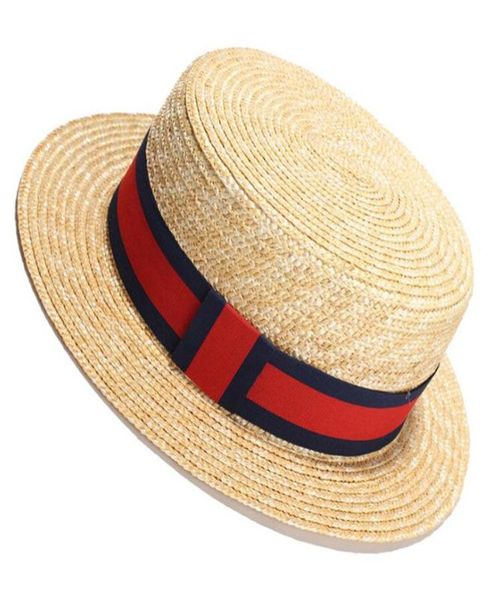

women straw hat summer beach hats panama straw hats outdoor sunshade caps f, Blue;gray