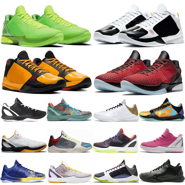 

mamba 6 protro grinch mens basketball shoes prelude mambacita all-star 5 protro tucke white del sol men trainers sports outdoor sneakers