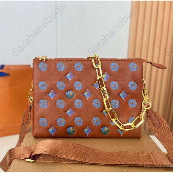 

luxurys handbag women cross body chain bag fashion designers purses womens leather embossing totes shoulderstrap removable shoulder bags