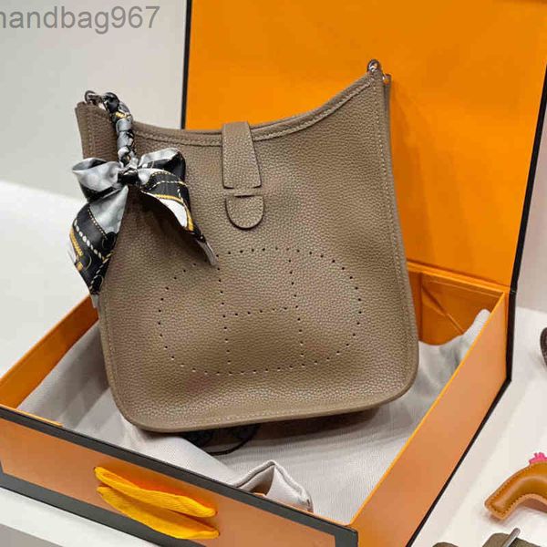 

women shoulder bags evelynes designer hermees bag 2022 bag layer cowhide h hollow out single shoulder messenger women's r8sb