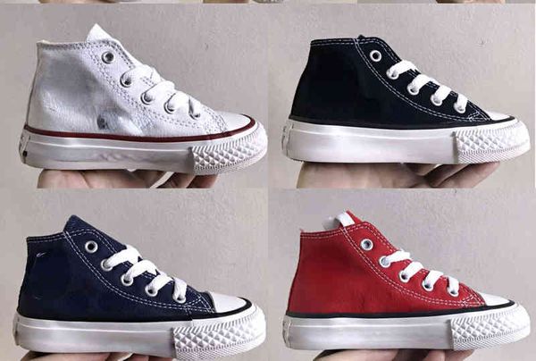 

brand casual shoes classic canvas shoes girls' parent-child lace up high size 24-45, Black