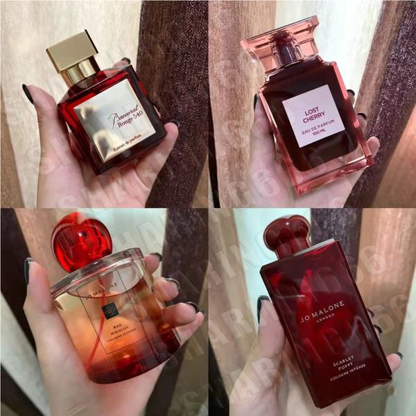 

designer perfume jo malone red hibiscus lost cherry rouge 540 scarlet poppy luxury women perfume fast ship
