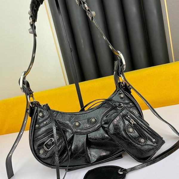 

deaigner handbag balenciga bags neo classic motorcycle genuine leather messenger woman shoulder cross body wallet locomotive shoulder crossb