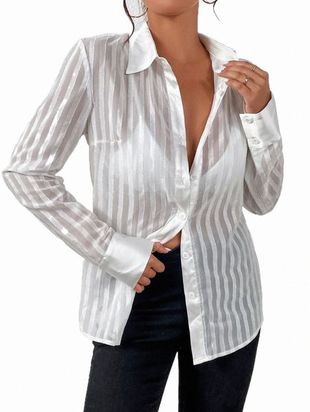 

women's blouses & shirts button front shirt 2022 new h96c#, White