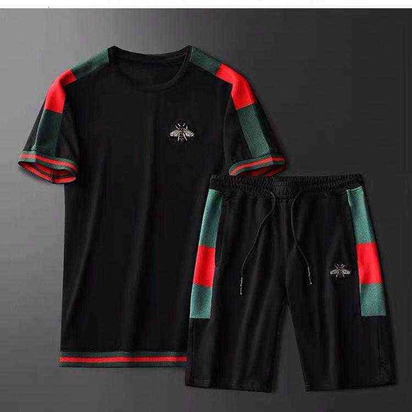 

tracksuits men's set mens ice silk suit loose size men summer p, Gray