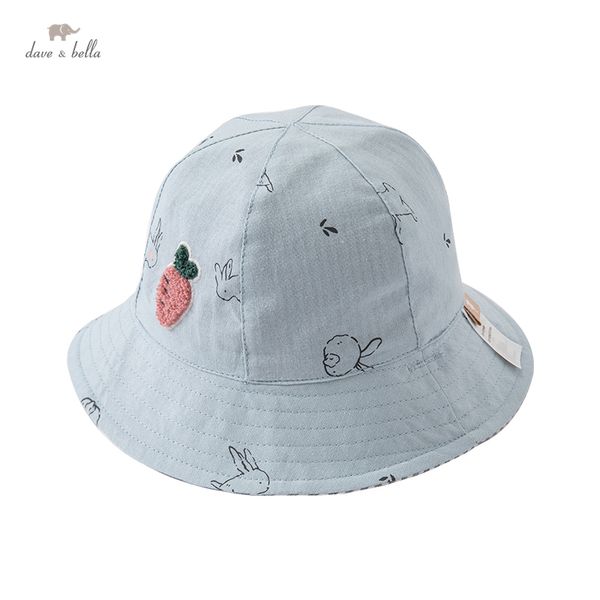 

caps hats db1220907 dave bella spring born baby girls fashion cartoon print hat cute children girl hat 220907, Yellow