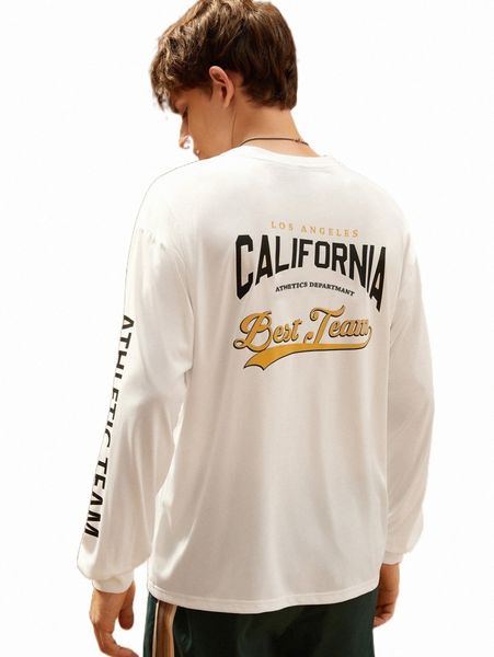 

men's t-shirts men letter graphic drop shoulder tee h3bl#, White;black